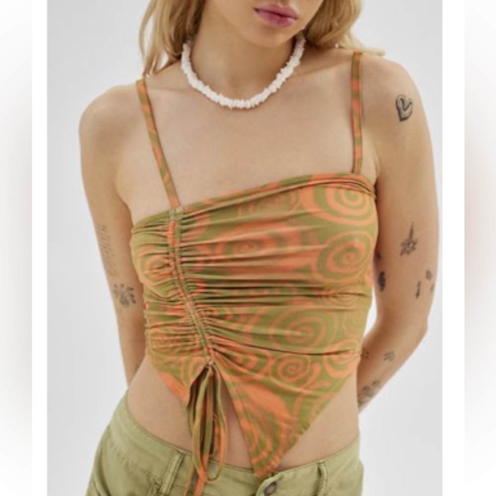 🔆 UO Calypso Cinched Asymmetrical Cami size M